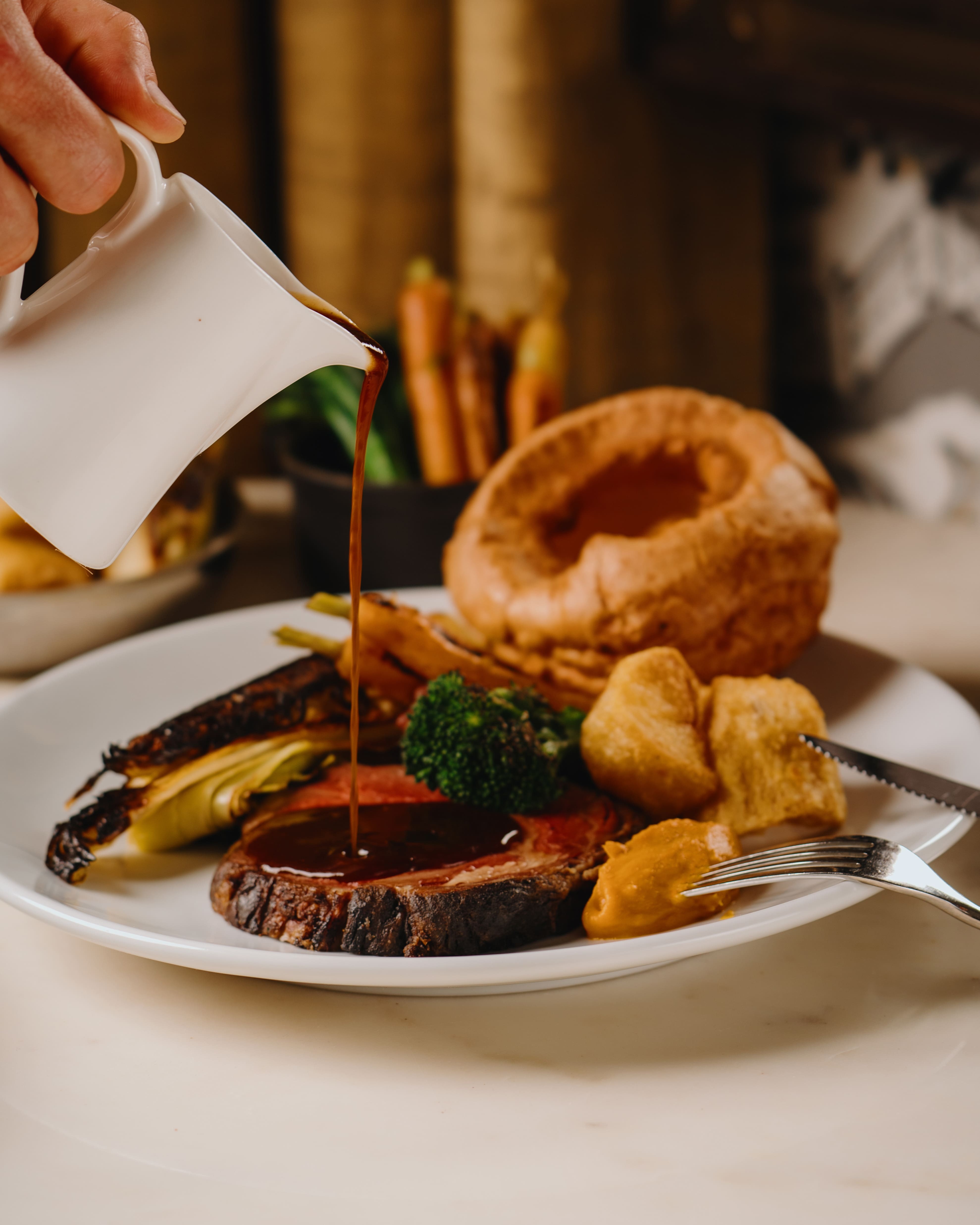 Sunday Roast at Lanelay Hall Hotel & Spa